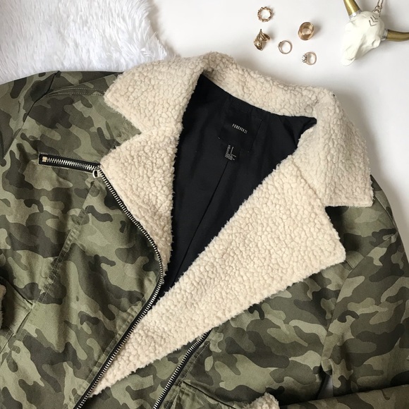 Forever 21 Jackets & Blazers - Forever 21 | Sherpa camo Jacket